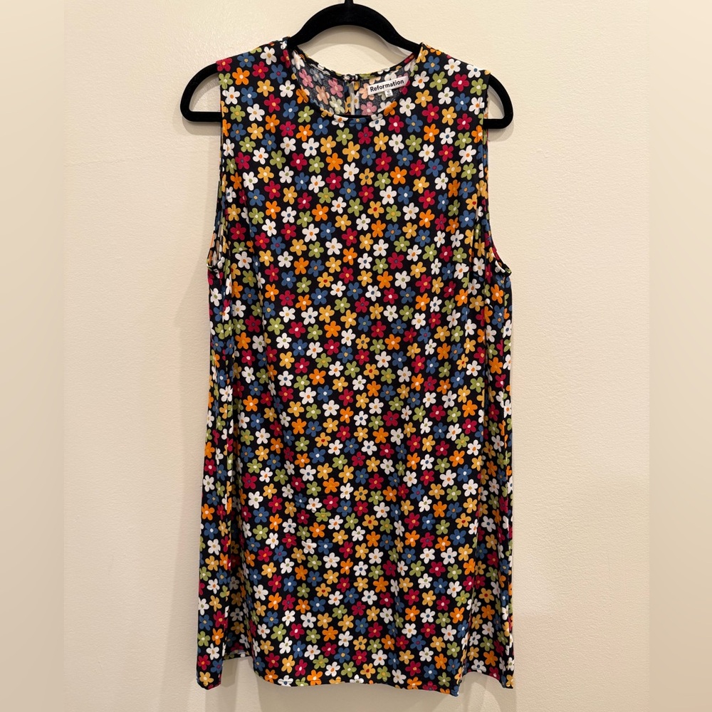 Reformation Floral Mini Dress - Multicolor